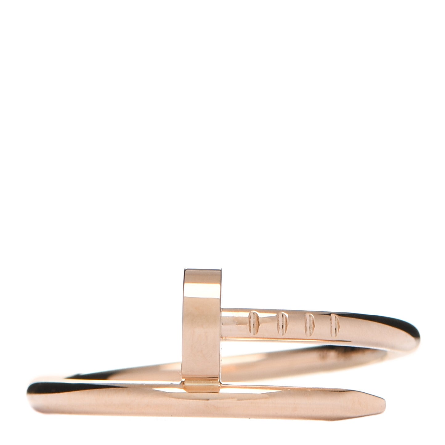 18K Pink Gold Small Juste Un Clou Ring 51 5.75