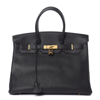 Hermes Togo Birkin 35 Black 1 of 34