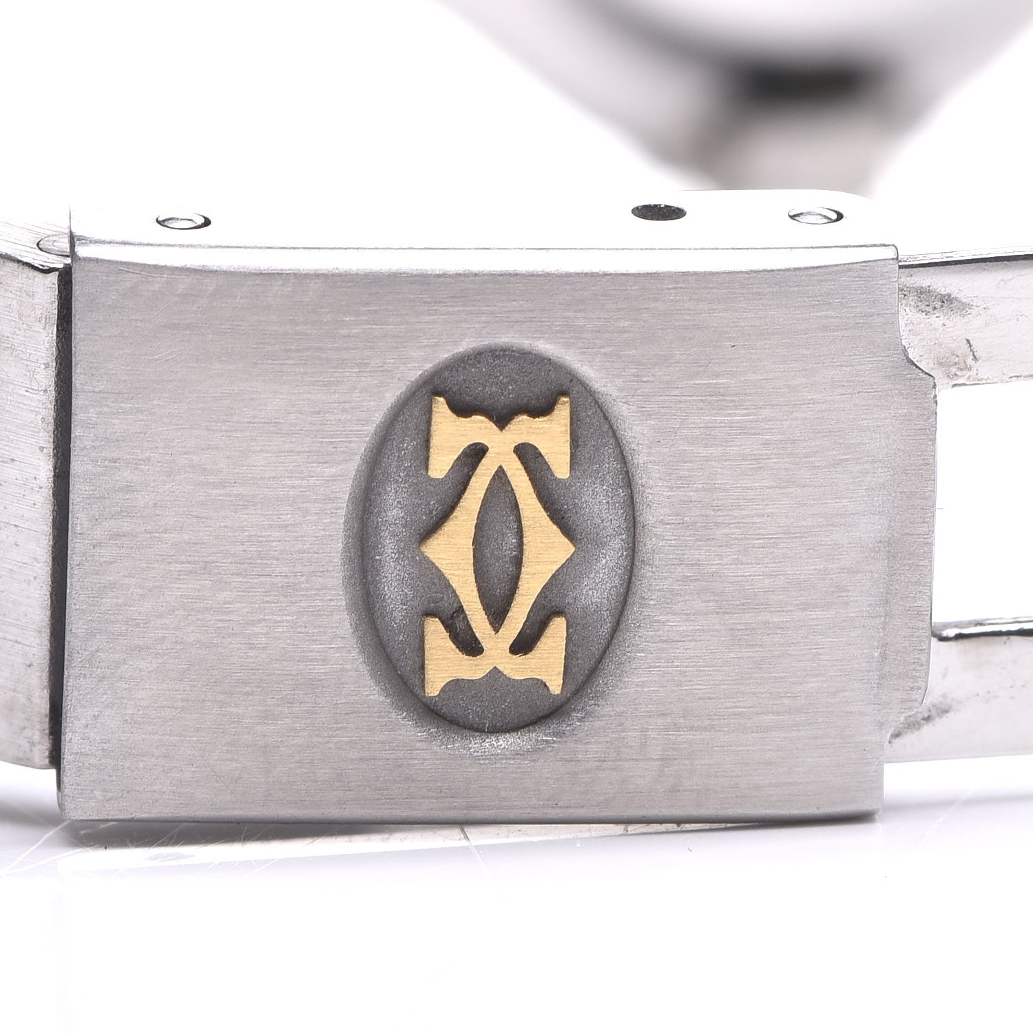 Cartier Stainless Steel 18K Yellow Gold 25mm Santos Octagon Automatic Watch 8 of 8