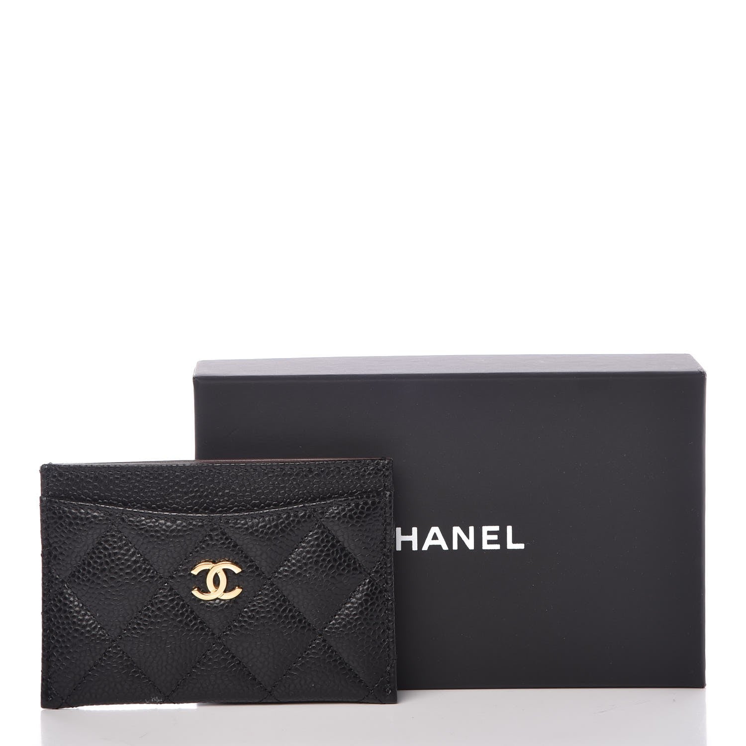 Chanel Caviar Quilted Card Holder Black 10 of 10