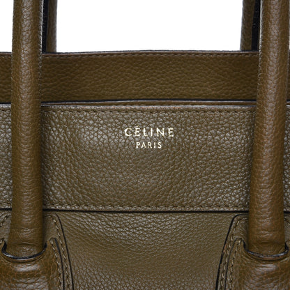 Celine Drummed Calfskin Mini Luggage Jungle 8 of 20