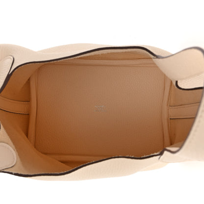 Hermes Taurillon Clemence Picotin Lock 18 PM Nata 5 of 9