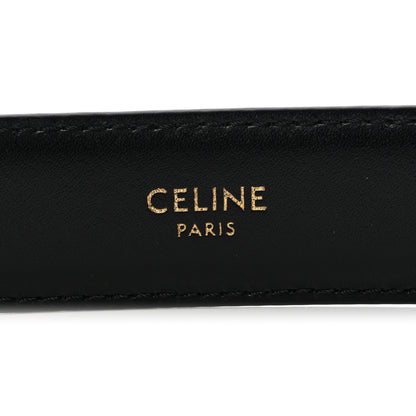 Celine Box Calfskin Small 18mm Triomphe Belt 85 34 Black 4 of 6