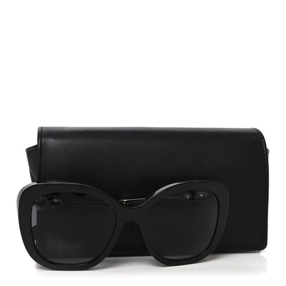 Chanel Acetate Polarized Butterfly Winter Pearl Sunglasses 5339-H-A Black 7 of 7
