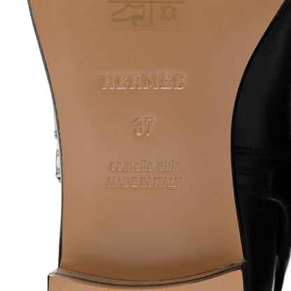 Hermes Calfskin Neo Ankle Boots 37 Black 8 of 9