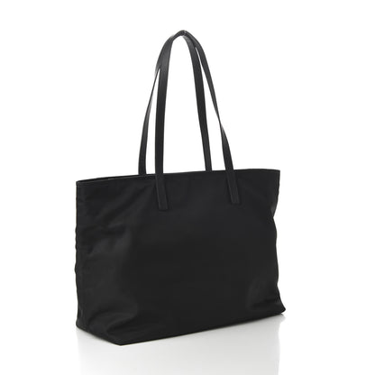 Prada Tessuto Nylon Saffiano Tote Black 3 of 9