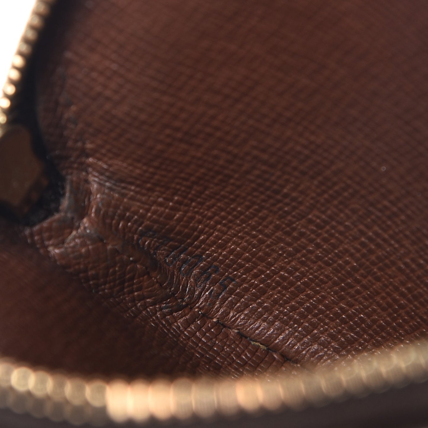 Monogram Round Coin Purse