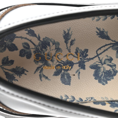 Gucci Cordovan Lux Womens Harald Horsebit 25mm Platform Loafers 37.5 Black 7 of 9