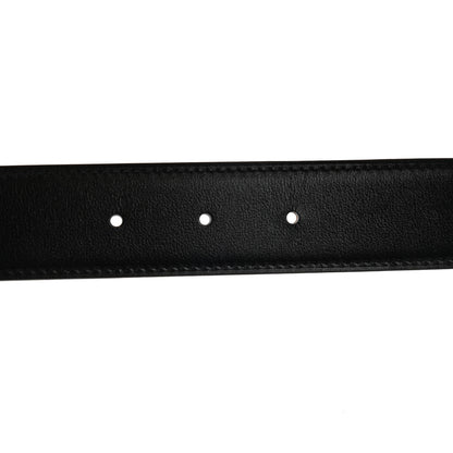Hermes Box Togo 32mm Guilloche H Belt 90 Black Gold 5 of 6