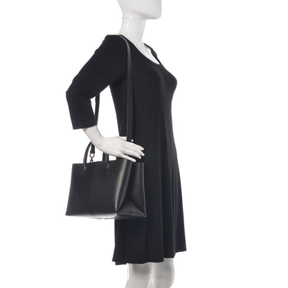 Mansur Gavriel Calfskin Mini Folded Bag Black Flamma 2 of 15
