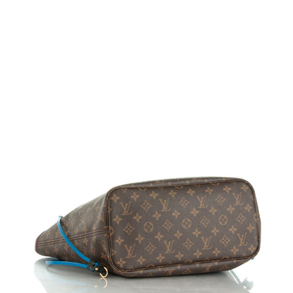 Louis Vuitton Monogram Totem Neverfull MM Magenta 5 of 9