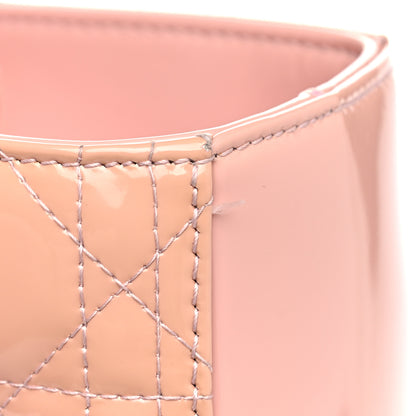 Christian Dior Patent Cannage Large Lady Dior Light Pink 11 of 13