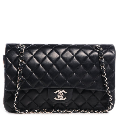 Chanel Lambskin Medium Double Flap Black 1 of 8