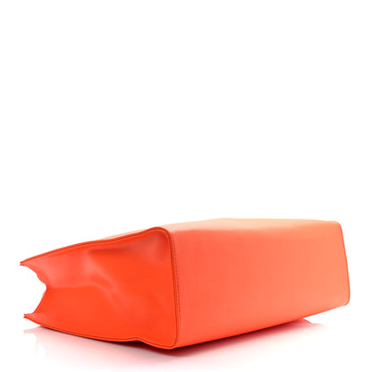 Telfar Vegan Leather Medium Shopping Bag Orange 4 of 9