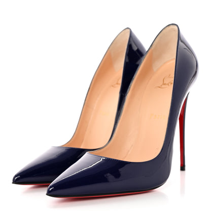 Christian Louboutin Patent So Kate 120 Pumps 39 China Blue 3 of 10