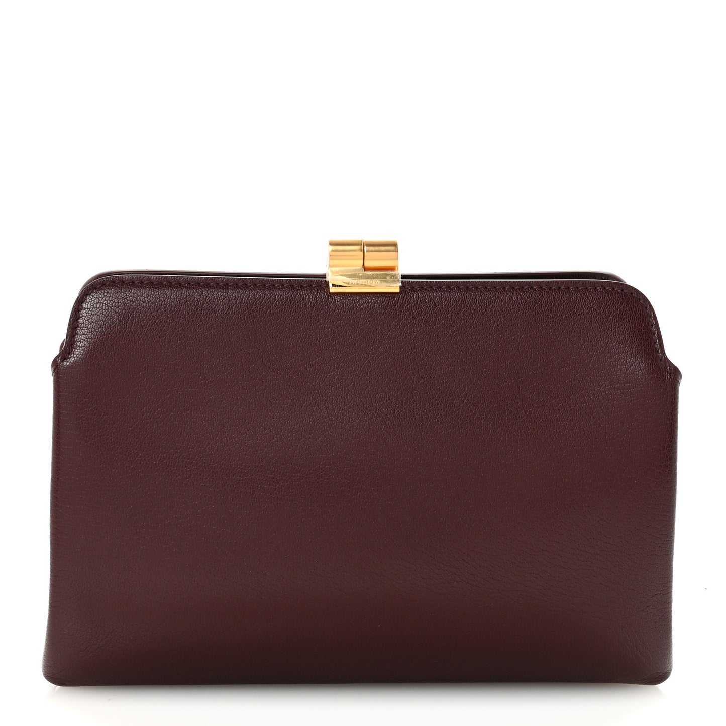 Goatskin Amazon Clutch Burgundy