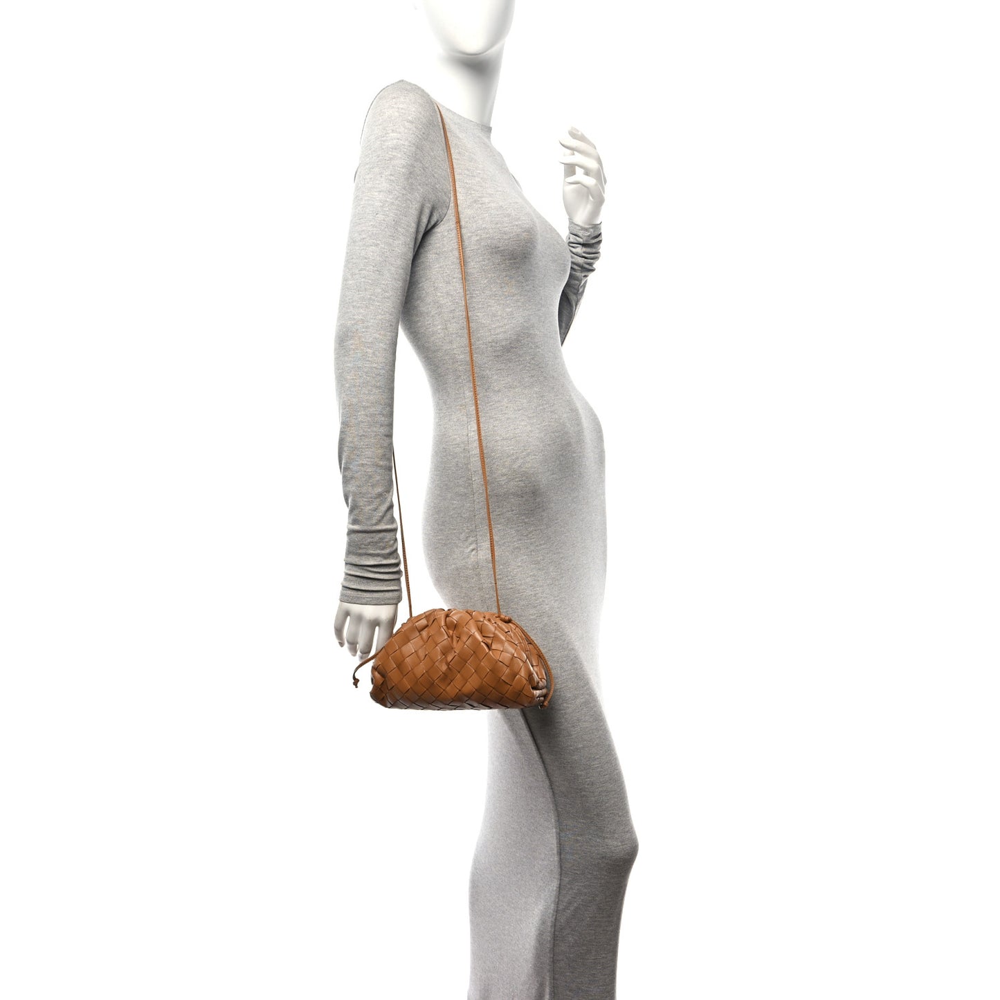 Nappa Intrecciato The Mini Pouch Carmel