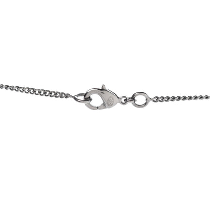 Chanel Enamel CC Necklace Silver Black 6 of 7