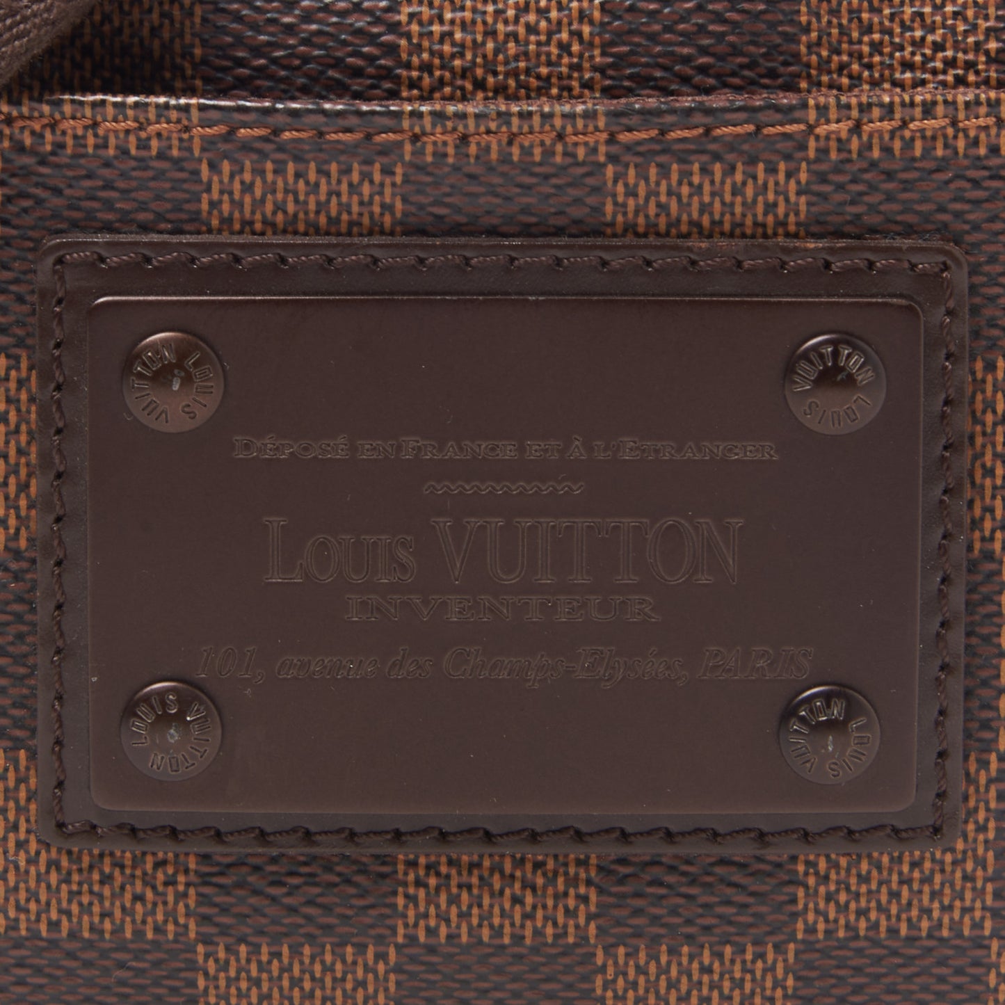 Damier Ebene Brooklyn Bum Bag