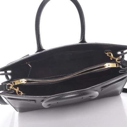 Saint Laurent Grained Calfskin Small Sac De Jour Black 6 of 12