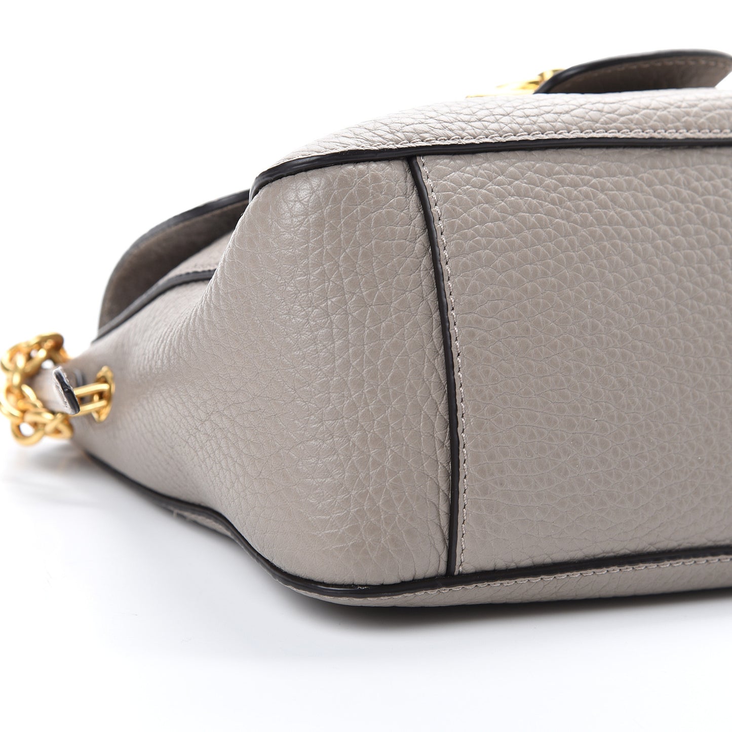 Heavy Grain Calfskin Mini Keeley Solid Grey