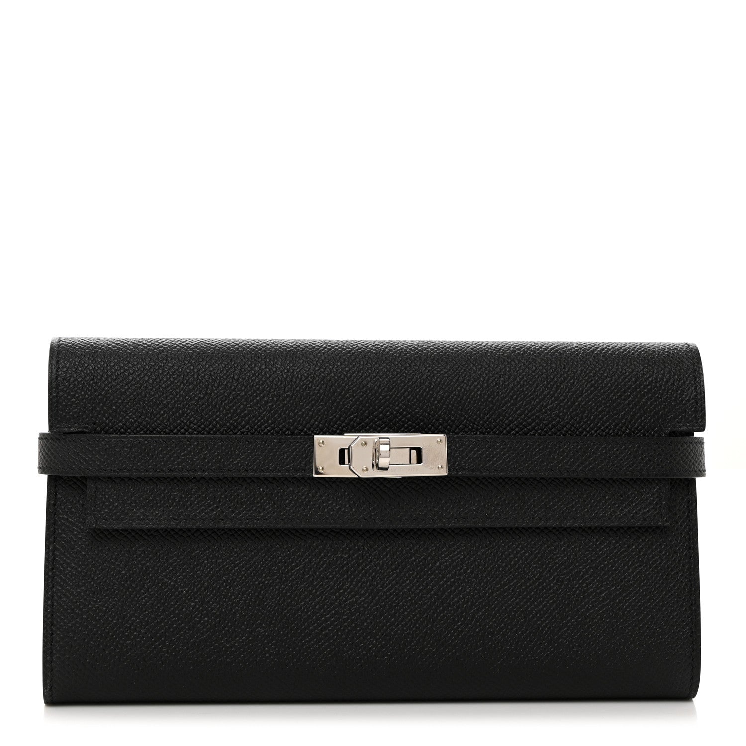 Hermes Epsom Kelly Longue Wallet Black 1 of 8