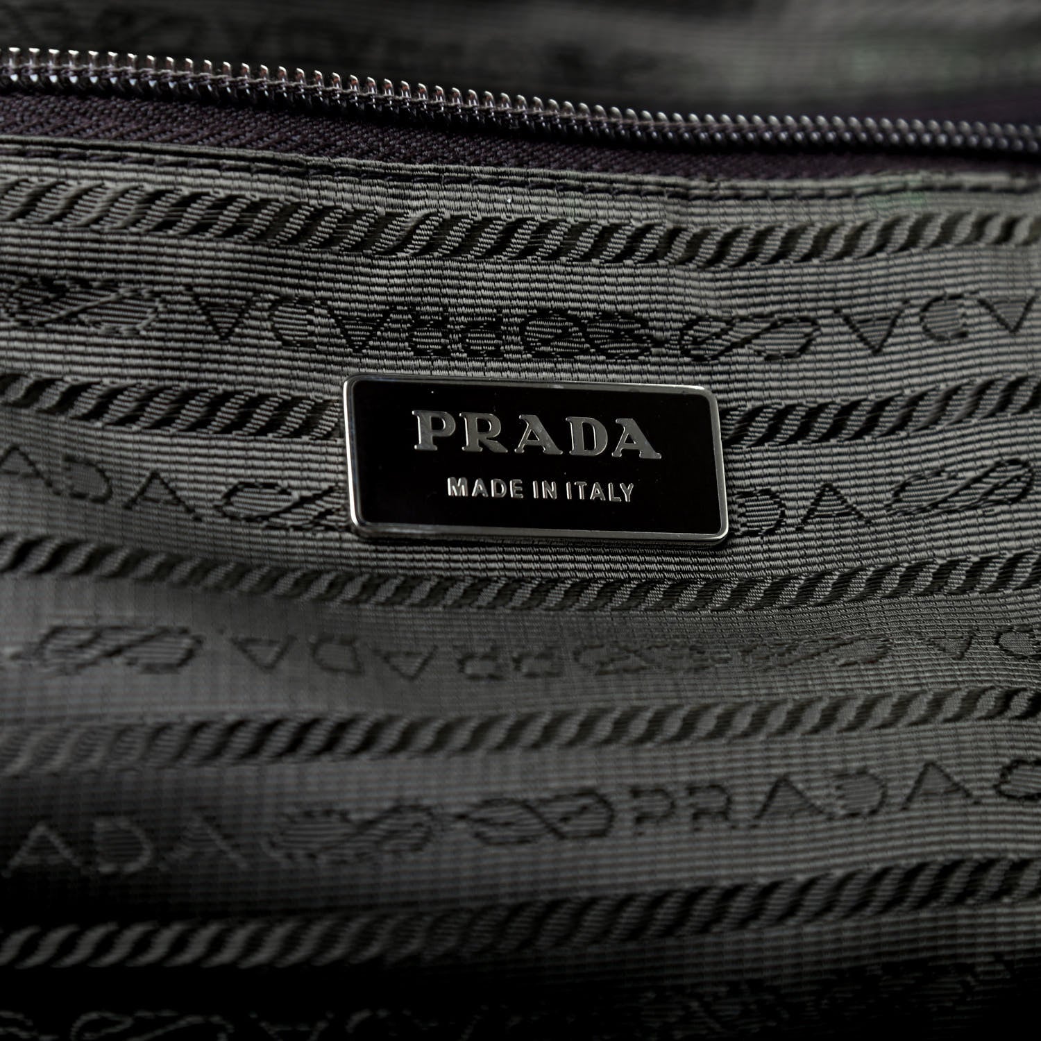 Prada Tessuto Nylon Saffiano Duffle Moro 5 of 6