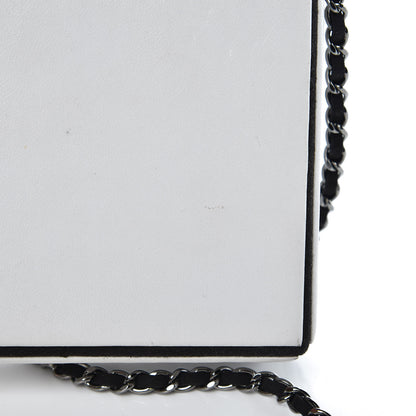 Chanel Lambskin Minaudiere Essential Frame Clutch White 10 of 14