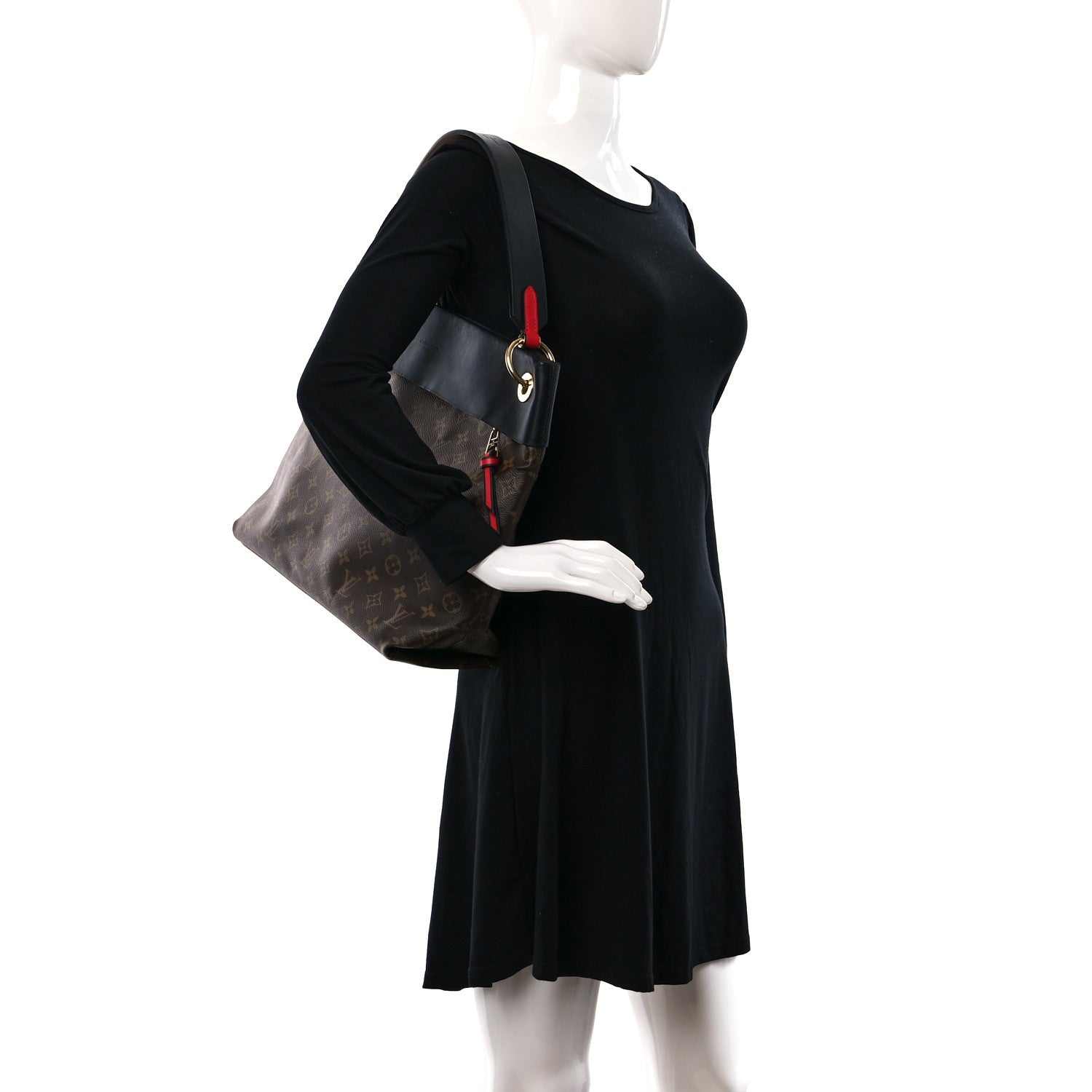 Louis Vuitton Monogram Tuileries Hobo Black 2 of 8