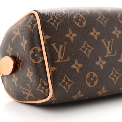 Louis Vuitton Monogram Speedy Bandouliere 20 Black 8 of 11
