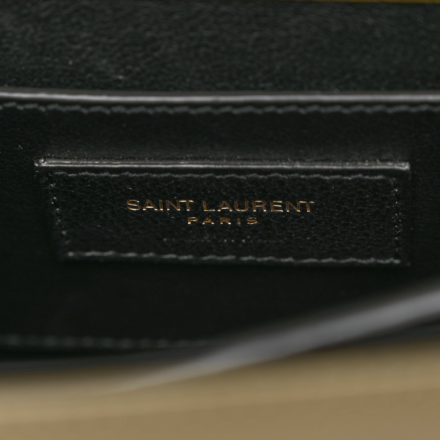 Saint Laurent Grain de Poudre Mini Classic Monogram Cassandra Top Handle Olive 6 of 9