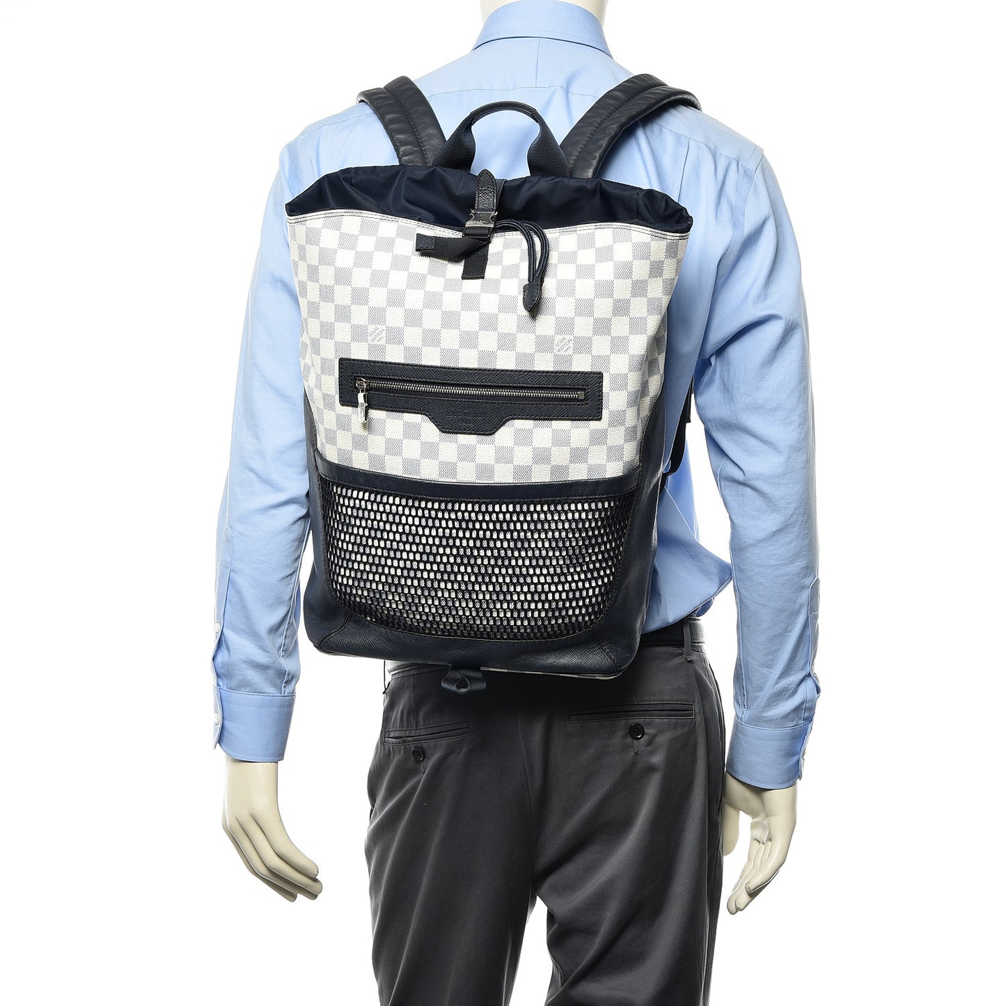 Damier Coastline Azur Matchpoint Backpack Black