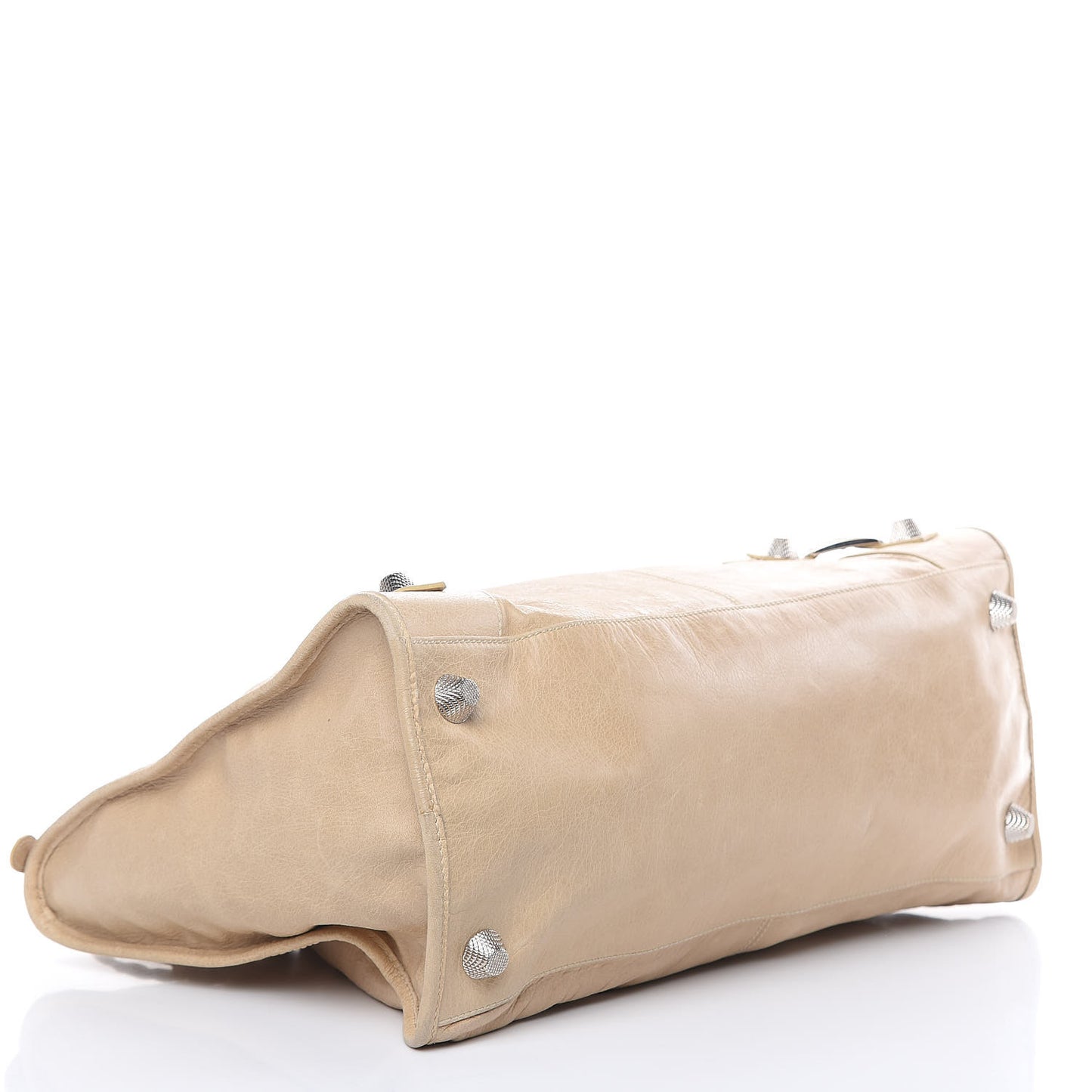 Agneau Giant 21 Silver Hardware Work Sahara