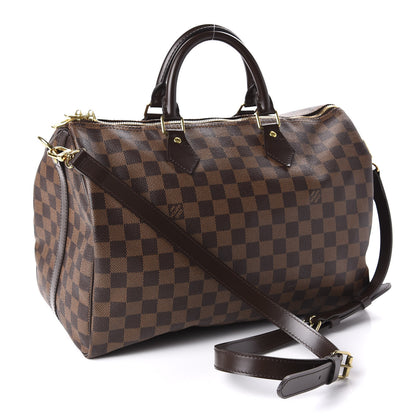 Louis Vuitton Damier Ebene Speedy Bandouliere 35 4 of 11