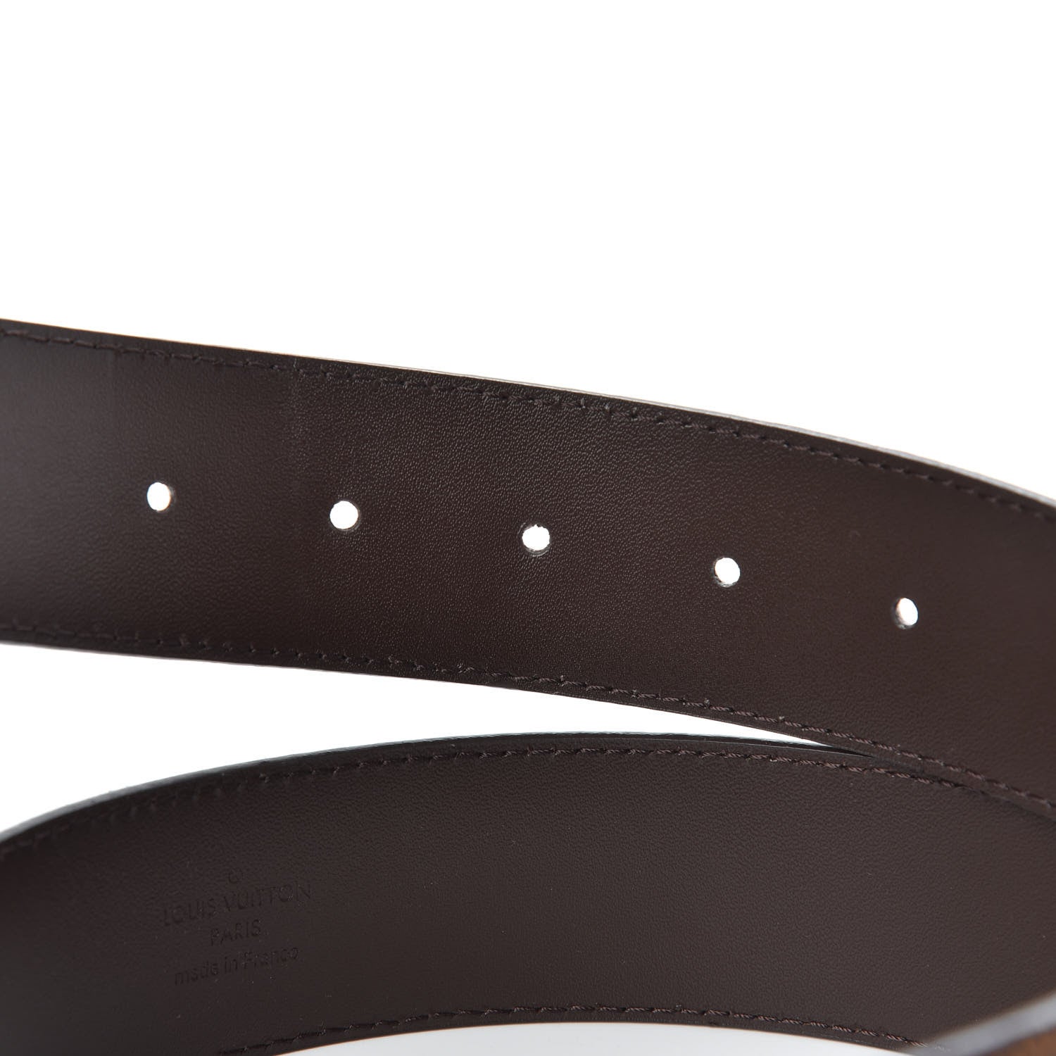 Louis Vuitton Damier Ebene 40mm LV Initiales Belt 90 36 3 of 6