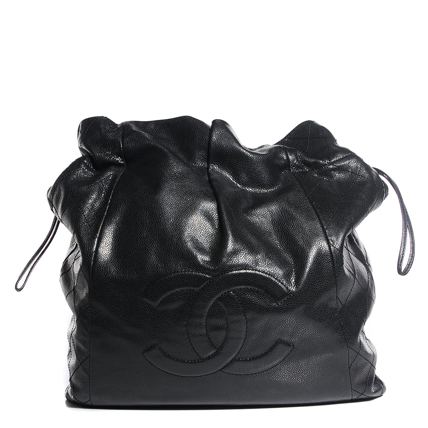 Chanel Caviar 31 Drawstring Tote Black 1 of 7