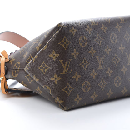 Louis Vuitton Monogram Beaubourg Hobo Mini Bordeaux Red Peach Safran Blue Jean Blue 10 of 11