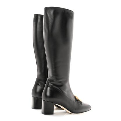 Gucci Malaga Kid GG Victoire 55mm Boots 38 Black 4 of 17
