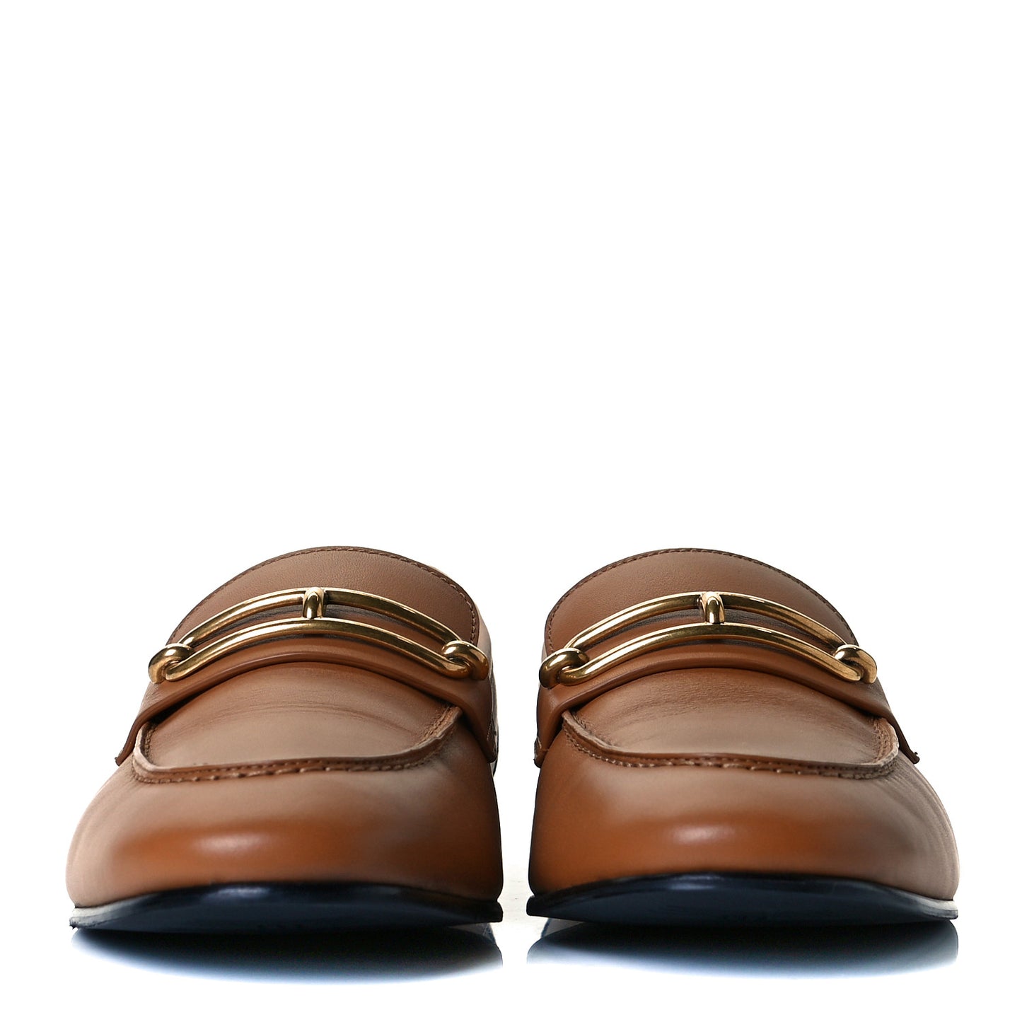 Calfskin Colette Loafer 38.5 Beige Dore