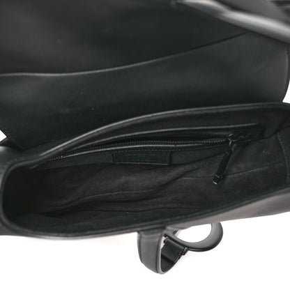 Christian Dior Ultra Matte Calfskin Saddle Bag Black 5 of 10