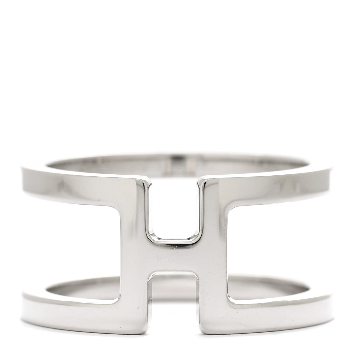 Palladium H en Rond Scarf Ring