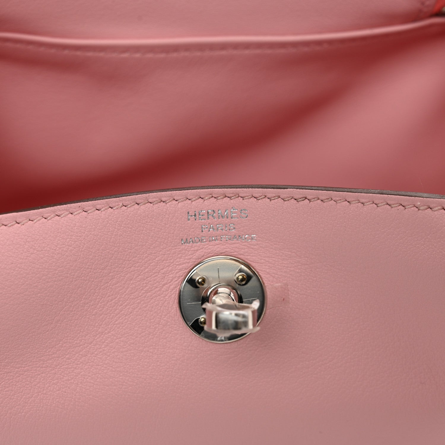 Hermes Swift Mini Lindy 20 Rose Sakura 6 of 9