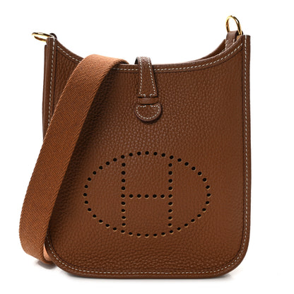 Hermes Taurillon Clemence Evelyne TPM Gold 1 of 12