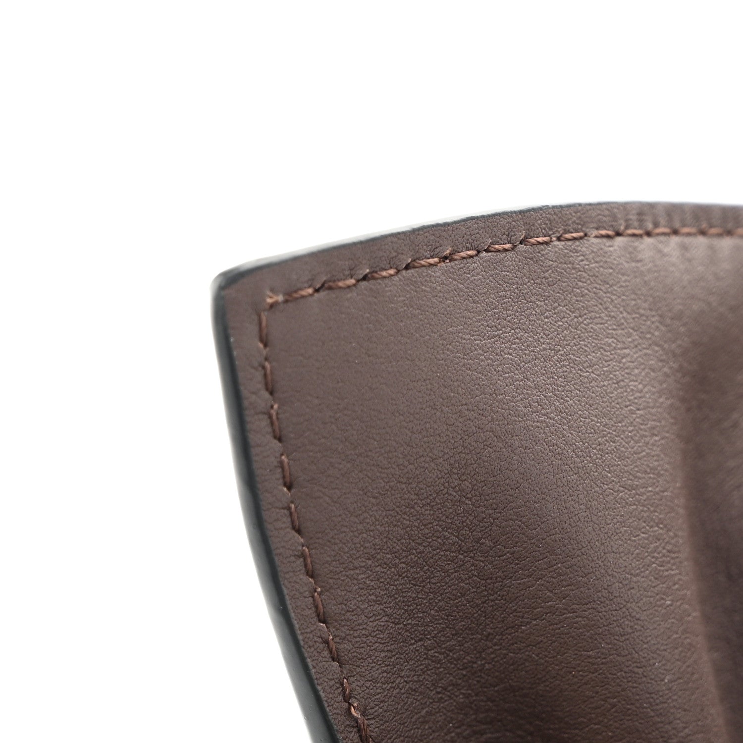Loewe Calfskin Mini Flamenco Knot Clutch Chocolate 11 of 12