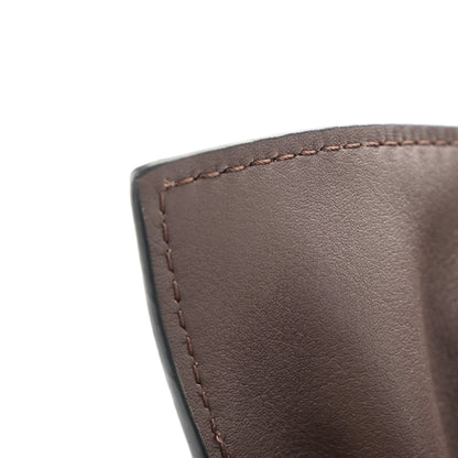 Loewe Calfskin Mini Flamenco Knot Clutch Chocolate 11 of 12