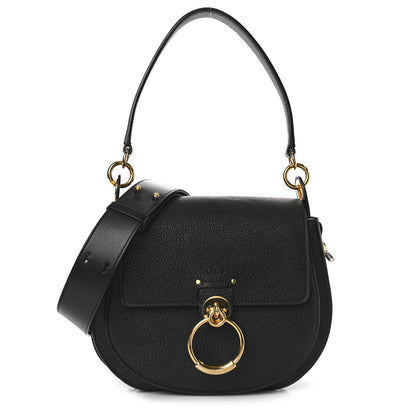 Chloe Grained Calfskin Large Tess Bag Black 1 of 9