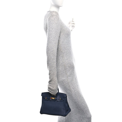 Hermes Togo Birkin 25 Bleu Nuit 2 of 13