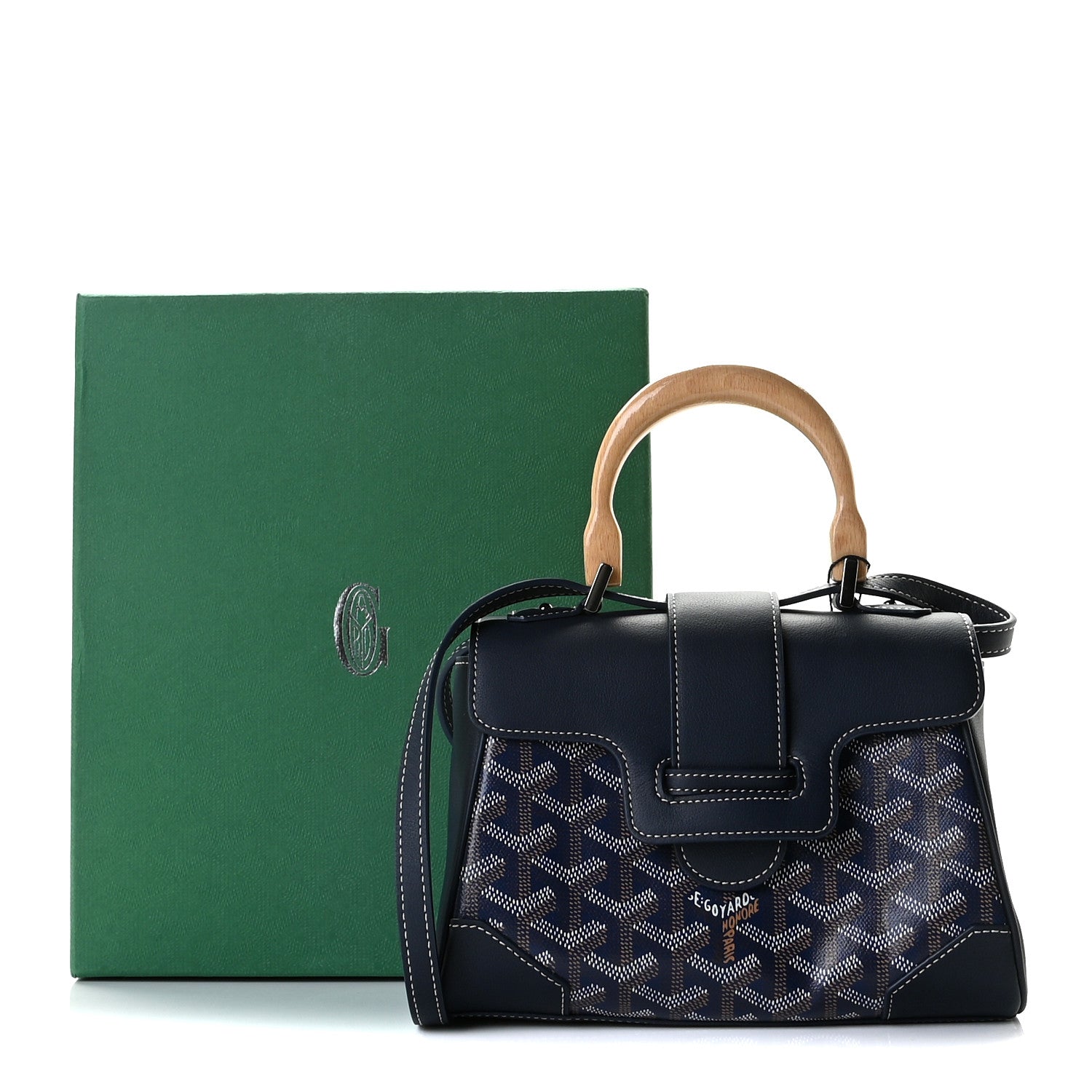 Goyard Goyardine Saigon Mini Navy 9 of 9