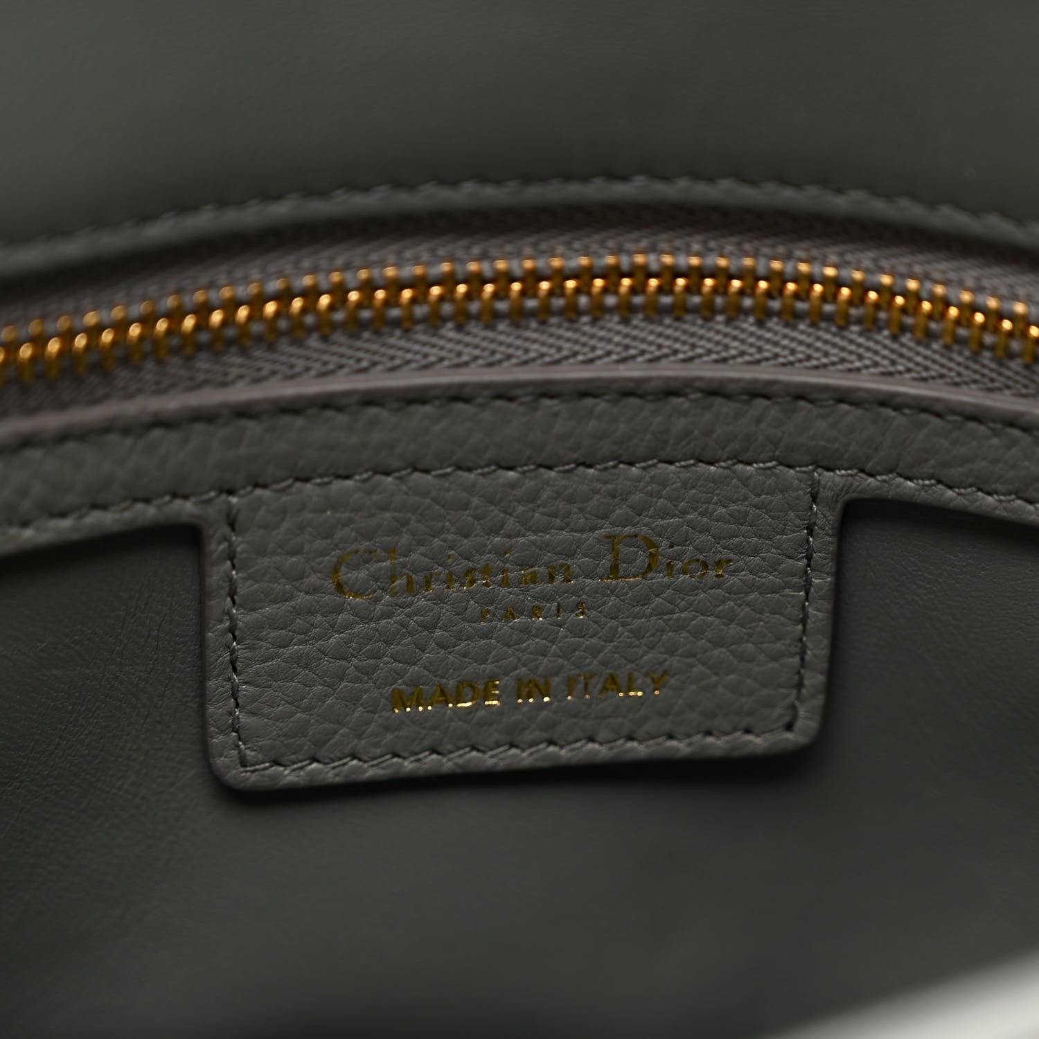 Christian Dior Calfskin Cannage Small Caro Bag Grey 6 of 10