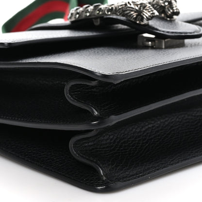 Gucci Dollar Calfskin Crystal Web Medium Dionysus Bamboo Top Handle Bag Black Black Diamond 11 of 13